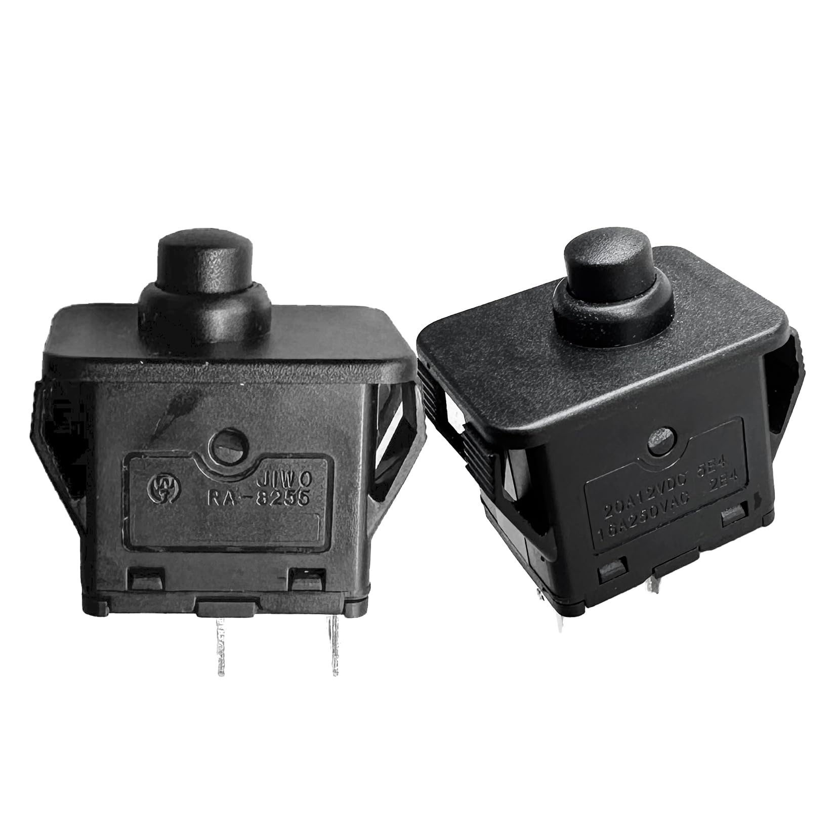 2 Pcs 12V Power Wheel Foot Pedal Plunger Type Switch Accelerator